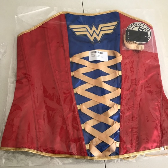 Wonder Woman Halloween Costume Corset - Picture 4 of 5